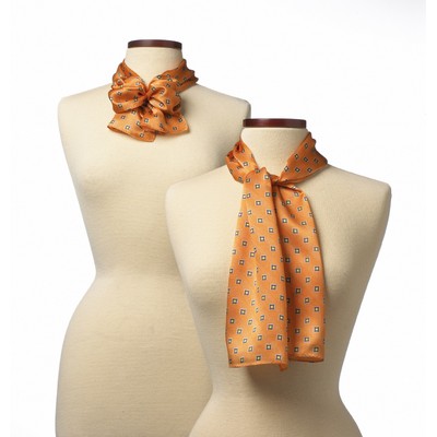 Orange Vasari Polyester Scarf - 8"x45"