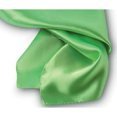 Lime Green Polyester Satin Scarf - 8"x45"