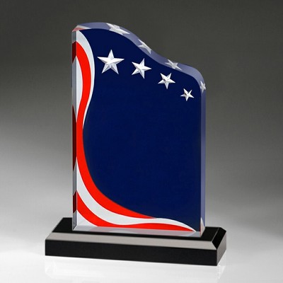 American Spirit Award w/Acrylic Base (7"x4 1/2"x2")