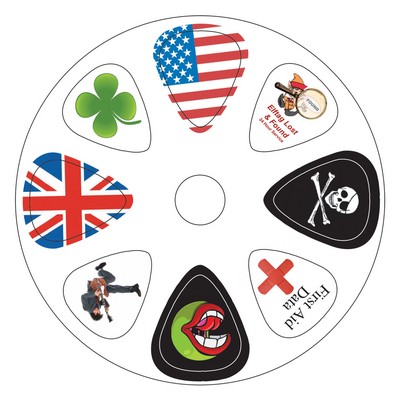 CD Sized Guitar Pick Card