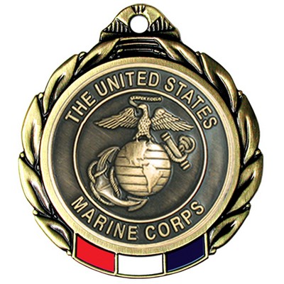 Stock RWB Regency Medal (US Marine Corps) 2 3/4"