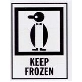 High Visibility Warning Labels (Keep Frozen)