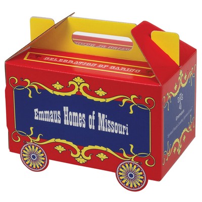 Circus Train Box w/Built-In Handle