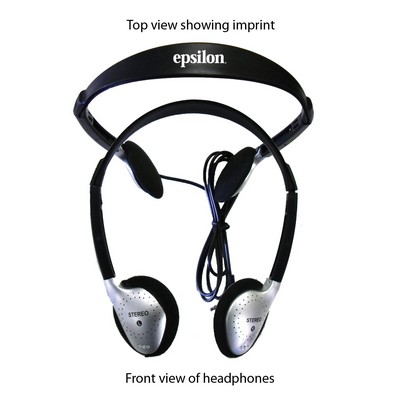 Headphone Audio Headphones With Universal Plug - For Lectures, Schools, Hospitals