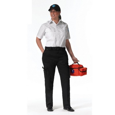 Women's Navy Blue EMT Pants W/ Expandable Waistband