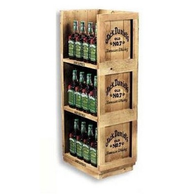 Stacked Crate Beverage Display