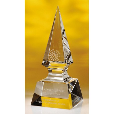 Spear Head Optic Crystal Award (4"x11")