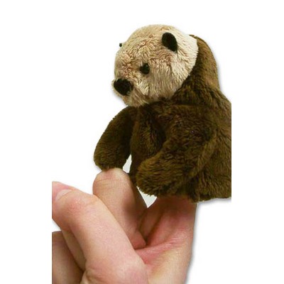 Custom Plush Sea Otter Finger Puppet