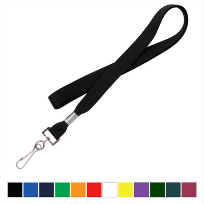 5/8" Polyester Lanyard (Swivel Hook)