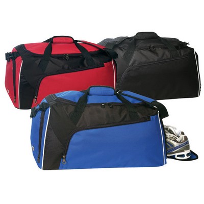 Deluxe Poly Duffel Bag w/Shoe Storage (23½"x11½"x11½")