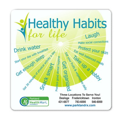 Health & Safety Healthy Habits for Life Magnet