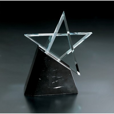 Starlite Crystal Rising Star w/ Marble Base