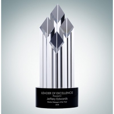 Executive Diamond Optical Crystal Award (Large)