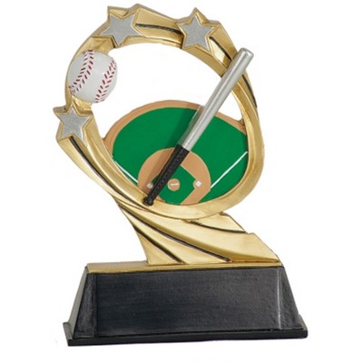 7" Baseball Cosmic Resin Figure Trophy