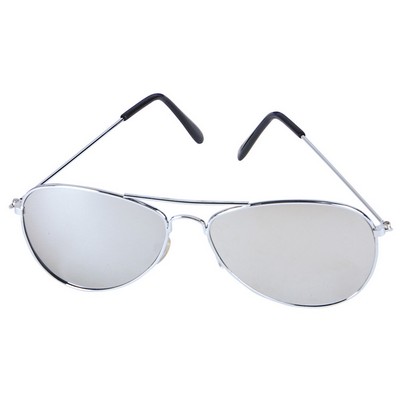 Mirrored Aviator Sunglasses