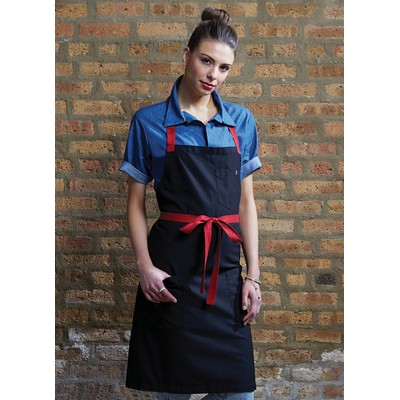 New Kitch Style Bib Apron - Black Or Slate