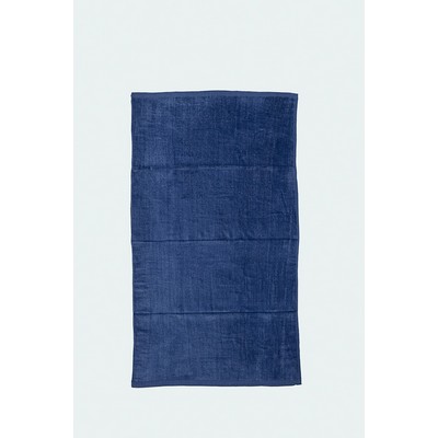 Velour Beach Towel (28" x 58") Navy (Blank)