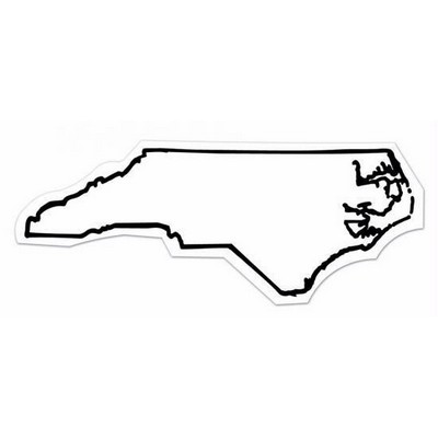 North Carolina State Shape Magnet - Full Color