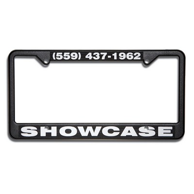 Raised Letter License Plate Frame