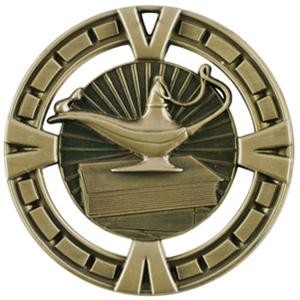 "Lamp of Knowledge" Medal - 2-1/2"