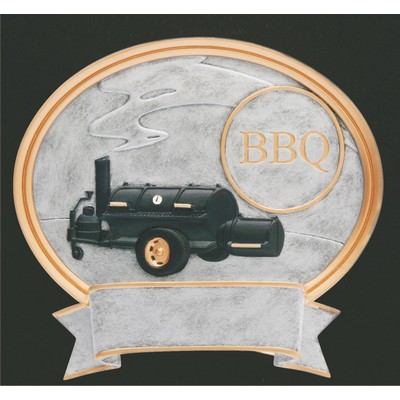 BBQ, Oval Sport Legend Plates - 6"