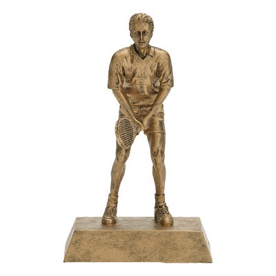 10.5" Male Tennis Signature Resin Figure Trophy