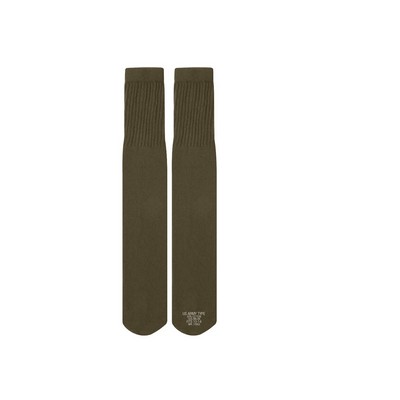 Olive Drab G.I. Type Military Tube Socks