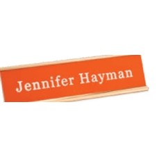 Engraved Name Plate Insert (2½"x 10")