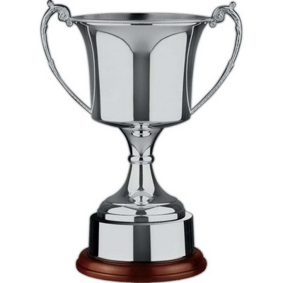 11.25" British Made Range Nickel Plated Award Cup