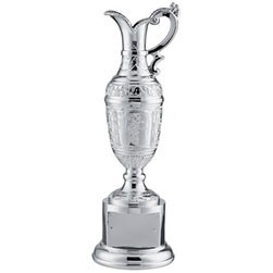 St. Andrews Resin Electroplated Silver Claret Jug Award