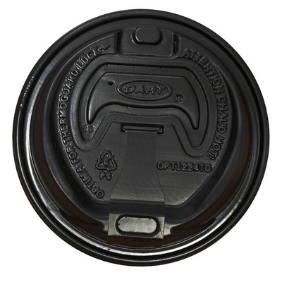 Insulated Paper Cup Lid, 12-20 oz., Black