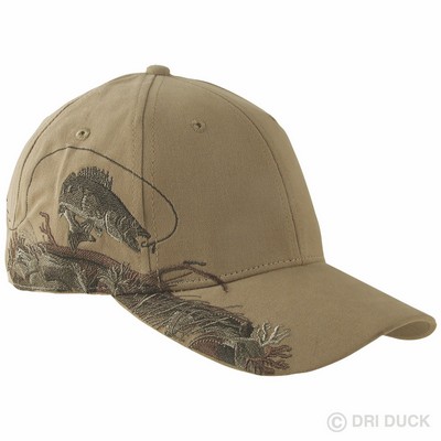 DRI DUCK Walleye Dark Khaki Cap