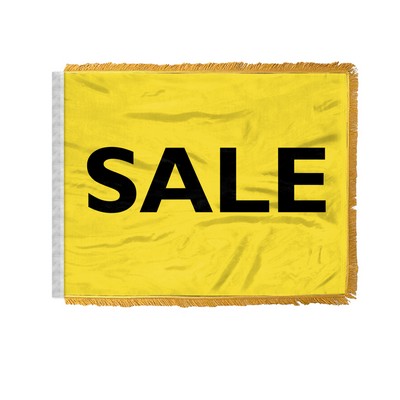 Sale Antenna Flags 12x18 inch (Yellow & Black)