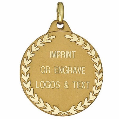 Blank Die Struck Plain Medal w/Wreath Edge