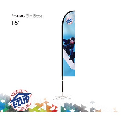 ProFlag™ 16' Slim Blade Flag with Folding Base, Pole, & Storage Bag