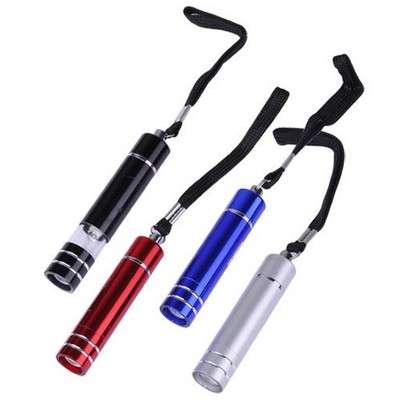 Aluminum Flashlight w/Strap