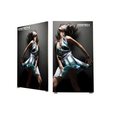 7 ft. Aspen SEG Fabric Frame - 4'h Double-Sided Graphic Package