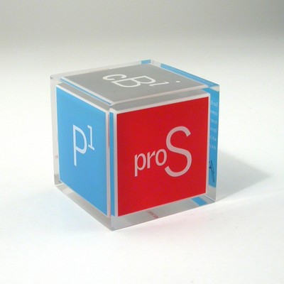 2 1/2" Cube Lucite® Embedment Award