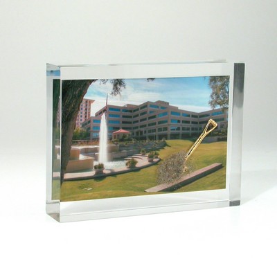 Rectangle Lucite® Embedment Award (5 1/4" x 4" x 1")