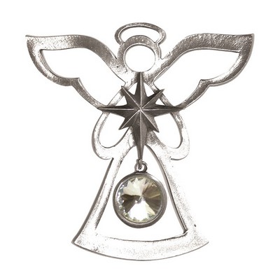 Birthstone Angel Ornament - April