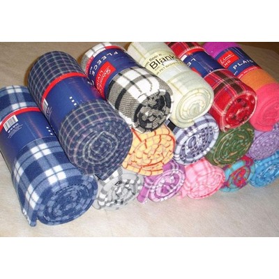 Polar Fleece Blanket Rolled