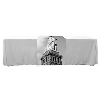 Premium PolyKnit™ Table Runner w/Full Dye Sub Logo (29"x63")