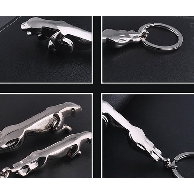 Cheetah Shaped Key Chain