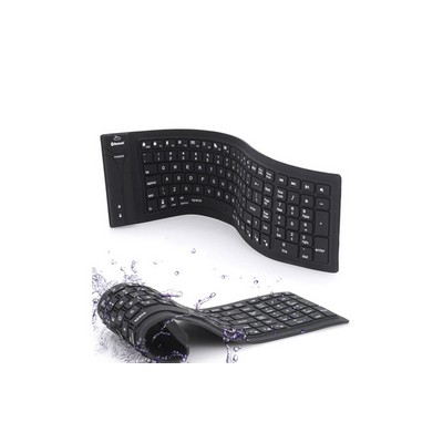 84 Keys Portable Wireless Silicone Keyboard