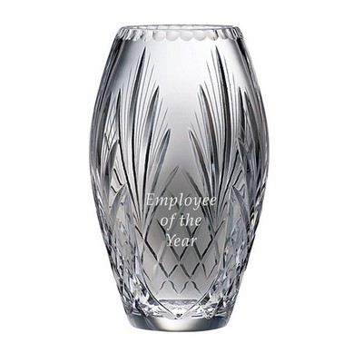 8" Lead Crystal Vase