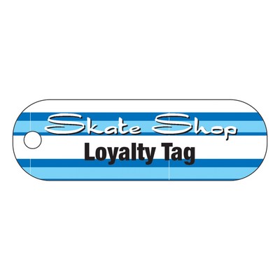 Long Oval Key Tag (2 3/4"x7/8")