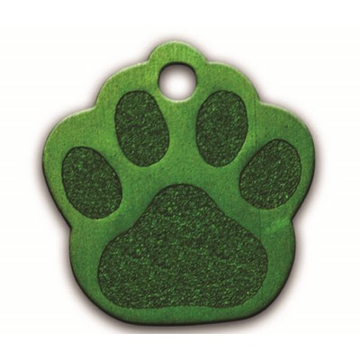 Medium Paw Print Pet / ID Tag (1 1/6"x1 1/8")