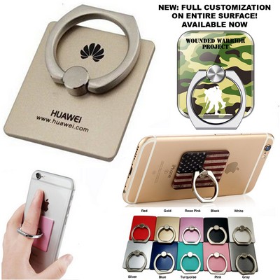 Washington Metal Adhesive Cell Phone Ring Grip Holder And Stand