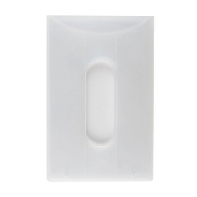 3.63" W x 2.31" H - Multi-Directional Rigid Card Holder (Blank)