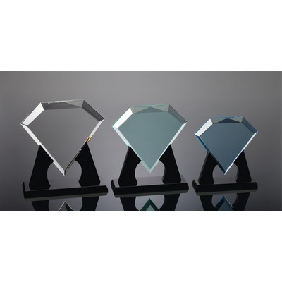 Large Jade Diamond Acrylic Award